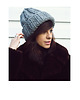 czapki damskie Szara czapka beanie  z wełną 1