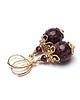 kolczyki z kamieniami Kolczyki Jajeczka Faberge Burgund /19-11-24/ 3
