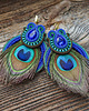 kolczyki soutache Peacock Eye-kolczyki soutache 2