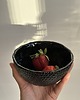 miski i misy Ceramiczna miseczka na owsiankę czarna 1