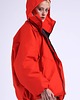 kurtki damskie Kurtka bomber hoodie oversize red 2