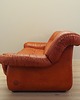 sofy i szezlongi Sofa skórzana ruda, włoski design, lata 70, produkcja: PelleRossi 2
