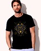 t-shirty męskie Koszulka organiczna z nadrukiem Robotic Cyborg Owl 1