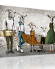 obrazy Obraz na płótnie - KOZY 120x80cm 2