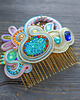 spinki i klamry do włosów Secret Garden- grzebyk do włosów soutache 2