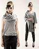 szale damskie Tuba Komin Szal Kapuza ORIGAMI DRESS 1