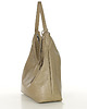 torby na ramię Torebka damska worek hobo bag skóra naturalna - beż taupe 4