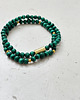 biżuteria męska Zestaw męskich bransoletek Malachit 5