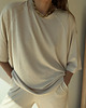 t-shirt damskie T-shirt Chillout cappucino foam bawełna 3