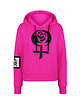 bluza z kapturem damska Bluza neonowa różowa damska Dream Religion 1