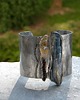 bransoletki wire wrapping Kianit / cytryn / granaty  -  bransoleta mankiet CUFF 2