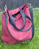 torby XXL TORBA HOBO XXL - bordo, czerń 2