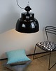 dekoracje świetlne CZARNA LAMPA  PRZEMYSŁOWA MODEL ORP-125E, 1960r. 1