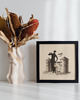 grafiki i ilustracje Kolaż / plakat dekoracyjny kobieta kot Halloween gothic 2