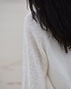 kardigany damskie Kardigan Balloon mohair reglan ecru 4
