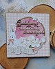 kartki scrapbooking Kartka z okazji narodzin córeczki (w kopercie) 2
