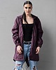 kurtki damskie Kurtka / płaszcz typu parka burgundowa 6