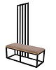 ławki Ławka Tapicerowana Strong 04 z Wieszakiem - Styl Industrialny Model: LGM-576 2