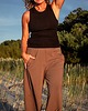 spodnie materiałowe damskie Cotton Pants 5