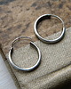 kolczyki wire wrapping takie zwykłe kółka 2