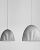 lampy wiszące Lampa wisząca PLISSART L - srebrna 3