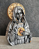 figurki i rzeźby Rzeźba Srebrnej Matki Boskiej wys. 15,4 cm 7