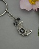 breloki Oryginalny brelok księżyc, breloczek hematyt wire wrapping 1