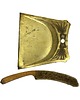 dodatki - różne Mosiężny zestaw do okruchów szufelka szczotka art deco vintage lata 20. 2