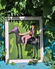 grafiki i ilustracje The Emerald Ride - Handmade wooden frame with original illustration print 1