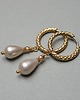 kolczyki pozłacane Kolczyki pozłacane Pearls /beige/ perły vol. 5 1