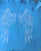 krzesła Błękitne krzesło, shabby chic, vintage, skrzydła 1
