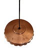 lampy wiszące Miedziana, rustykalna lampa wisząca, VEB Narva Leuchten, Niemcy, lata 70. 7