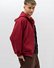 bluzy męskie Bluza z kapturem na zamek ,,BERET" bordo 1