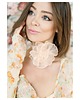 chokery Brzoskwiniowy choker róża 4