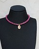 chokery Statement /kwarc magenta/ 13.07.25 naszyjnik  Szlachetna kolekcja 5