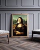 plakaty Plakat Mona Lisa ze złotym balonem 3
