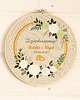 Ślub - inne Podziękowania ślubne, haft w tamborku 23 cm 3