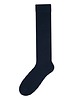 skarpetki damskie Podkolanówki damskie gładkie z bambusa granatowe 2