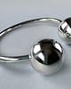 bransoletki srebrne Bransoletka bangle z kulkami 20 mm 3