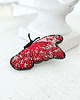 broszki Broszka MOTYL 17  ręcznie haftowana przypinka ćma owady 2