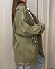 kurtki damskie Kurtka parka z kapturem Khaki 2
