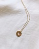 złote naszyjniki Blank Bullet Necklace Gold 3
