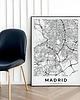 plakaty Plakat Madryt mapa 4