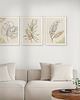 plakaty Zestaw 3 stylowych plakatów w stylu Boho, rośliny, monstera, line art. 2
