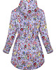 płaszcze damskie Damska parka, softshell, przeciwdeszczowa, lilie 1