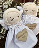 przytulanki dla niemowląt i dzieci Przytulanka welurowa Anioł handmade 5