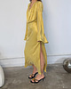 sukienki midi damskie Sukienka Desire gold lyocell 6