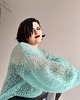 swetry damskie  Cienki sweter z moheru, delikatny sweter, lekki sweter oversize 2