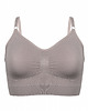 biustonosze damskie Biustonosz bez fiszbin Body komfort 006BD szaro-purpurowy 6