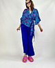 bluzki kimonowe damskie KIMONO/ kopertowa BLUZKA / NARZUTKA turkusowa autorski print rybki(100% wiskoza) 2
